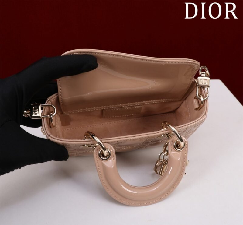 DIOR Micro Lady D-Joy Bag Cannage Patent