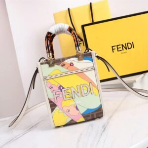 Fendi Mini Tote Bag-13*18*6.5CM