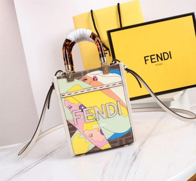 Fendi Mini Tote Bag-13*18*6.5CM