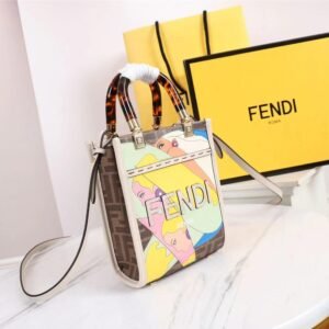Fendi Mini Tote Bag-13*18*6.5CM