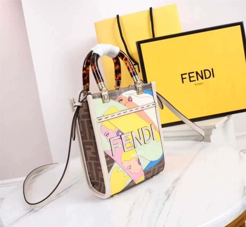 Fendi Mini Tote Bag-13*18*6.5CM