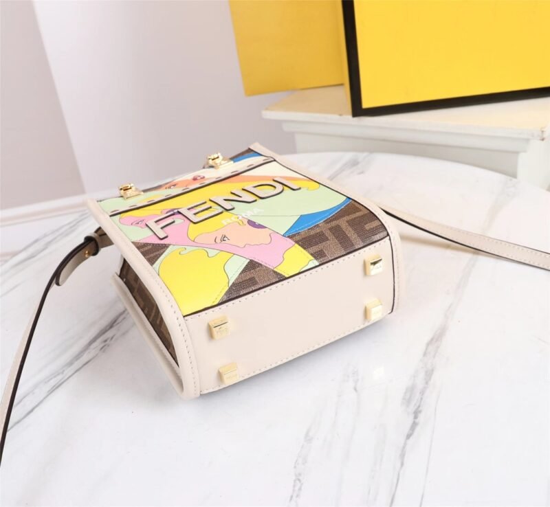 Fendi Mini Tote Bag-13*18*6.5CM