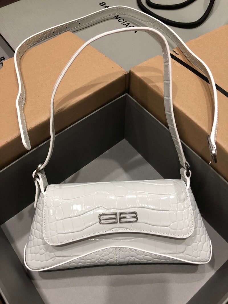 Balenciag XX Flap Bag Crocodile Embossed-27*4.8*15.5CM
