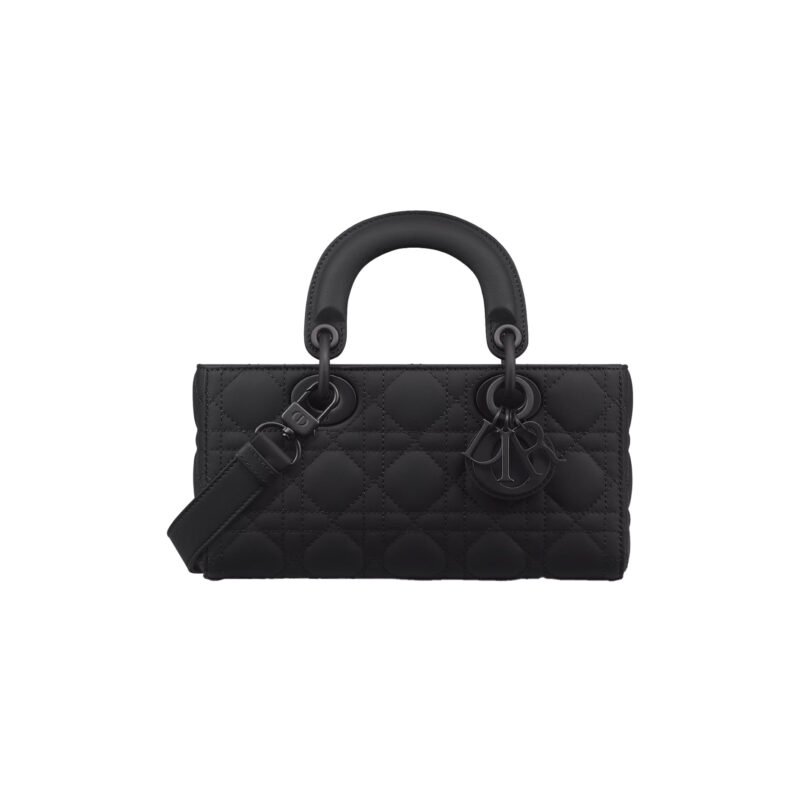 DIOR Small Lady D-Joy Bag Ultramatte Black Cannage Calfskin