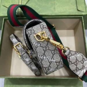 Gucci&Balenciaga 1955 Horsebit Bag-21/13/9CM