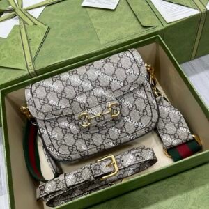 Gucci&Balenciaga 1955 Horsebit Bag-21/13/9CM