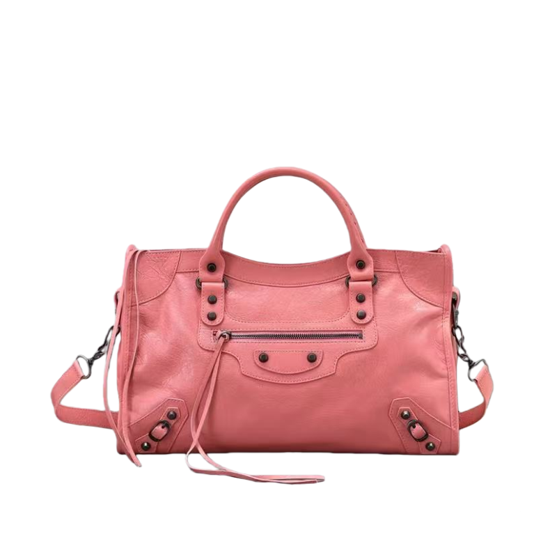 Balenciaga Women’s Le City Bag in Watermelon Pink (38*25*14cm)