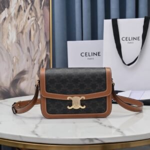 Celin Triomphe Shoulder Bag-22.5×16.5×7.5CM