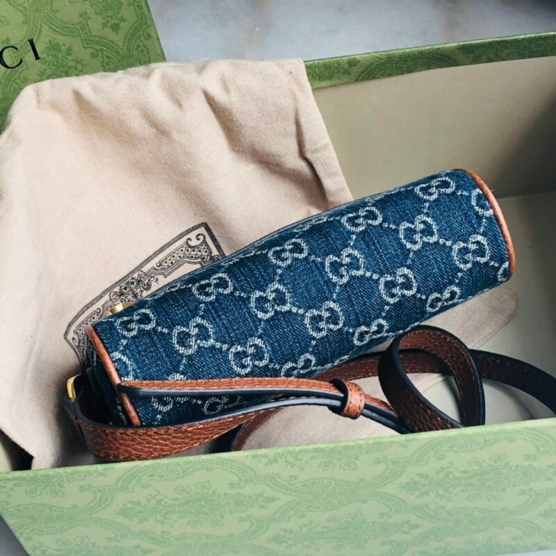 Gucci Demin Handbags-17*12*5.5CM