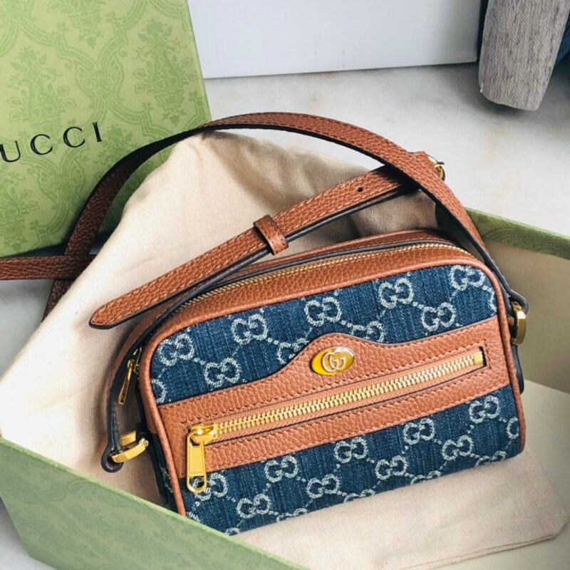 Gucci Demin Handbags-17*12*5.5CM