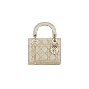 DIOR Champagne Gold Floral Design Fully Paved with Diamonds