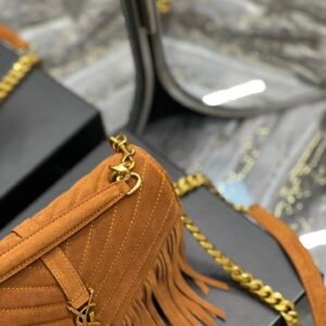 YS L Monogram College Bag-24*17*7CM