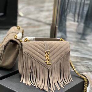 YS L Monogram College Bag-24*17*7CM