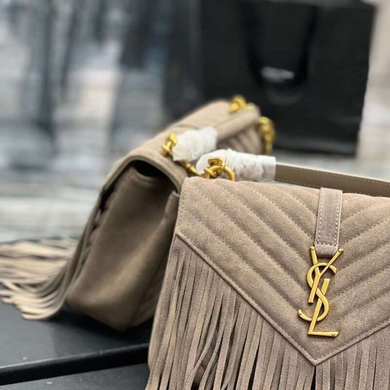 YS L Monogram College Bag-24*17*7CM