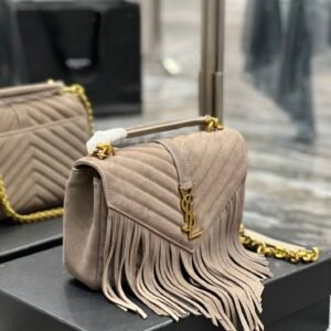 YS L Monogram College Bag-24*17*7CM