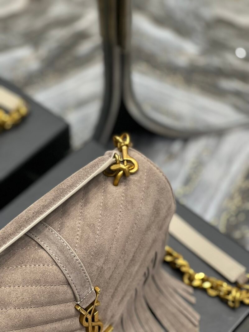 YS L Monogram College Bag-24*17*7CM