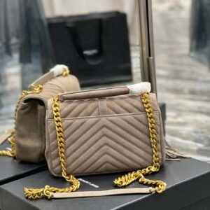 YS L Monogram College Bag-24*17*7CM