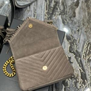 YS L Monogram College Bag-24*17*7CM