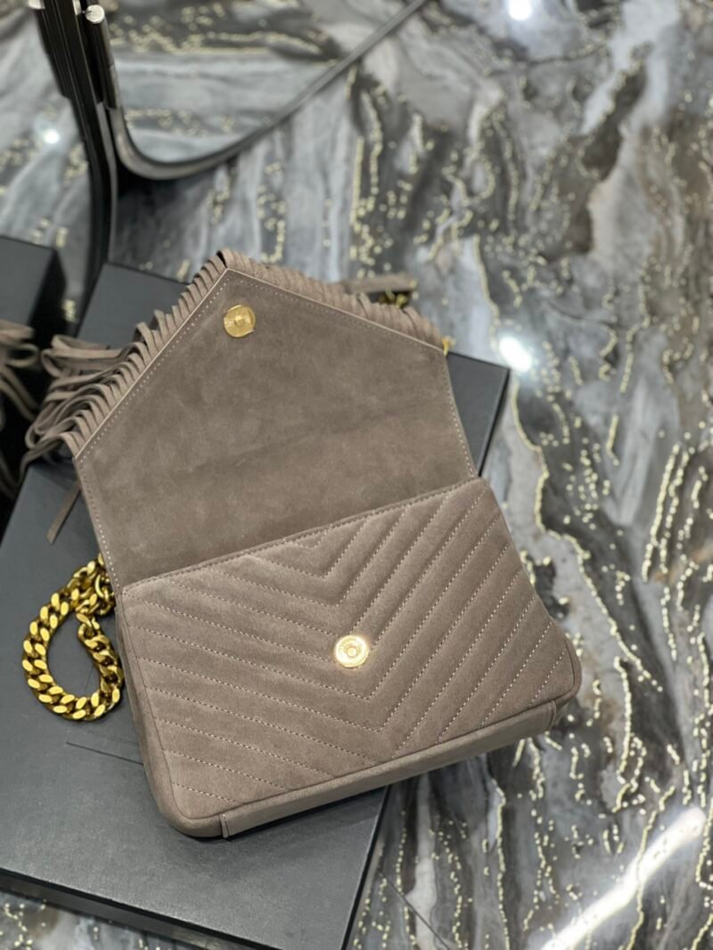 YS L Monogram College Bag-24*17*7CM