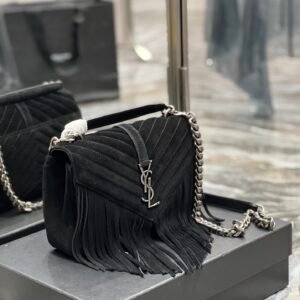 YS L Monogram College Bag-24*17*7CM