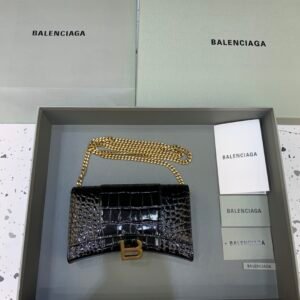 Balenciaga Hourglass Wallet On Chain-19*4*12CM