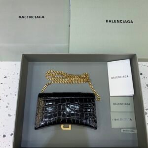 Balenciaga Hourglass Wallet On Chain-19*4*12CM