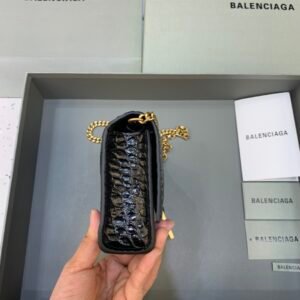 Balenciaga Hourglass Wallet On Chain-19*4*12CM