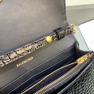 Balenciaga Hourglass Wallet On Chain-19*4*12CM