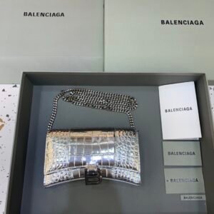 Balenciaga Hourglass Wallet On Chain-19*4*12CM