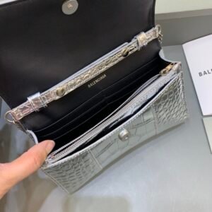 Balenciaga Hourglass Wallet On Chain-19*4*12CM