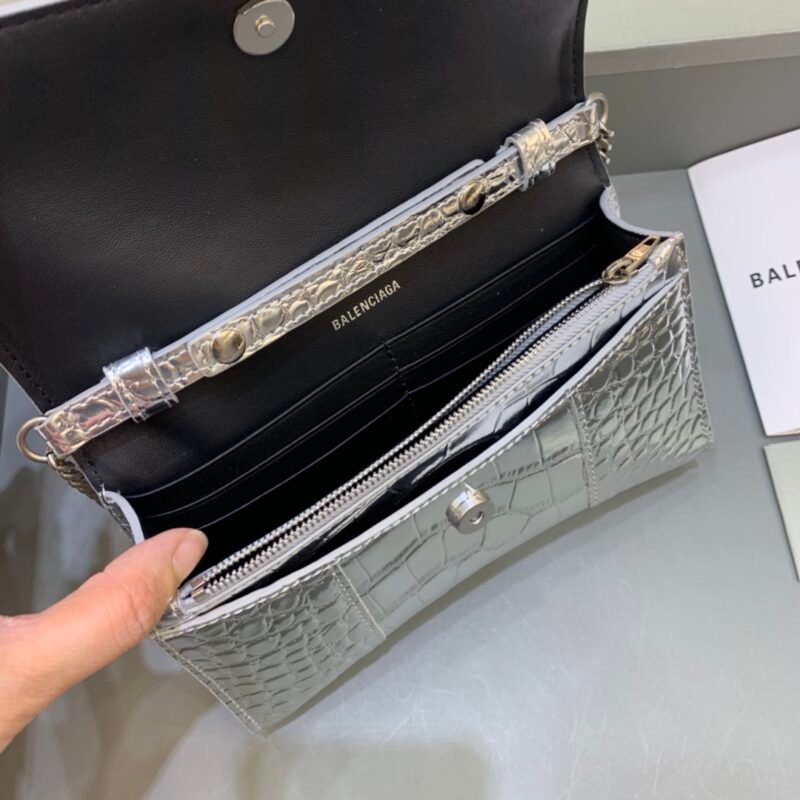 Balenciaga Hourglass Wallet On Chain-19*4*12CM