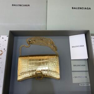 Balenciaga Hourglass Wallet On Chain-19*4*12CM