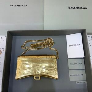 Balenciaga Hourglass Wallet On Chain-19*4*12CM