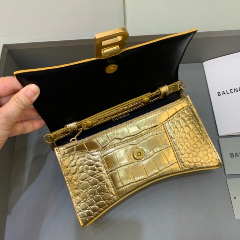 Balenciaga Hourglass Wallet On Chain-19*4*12CM