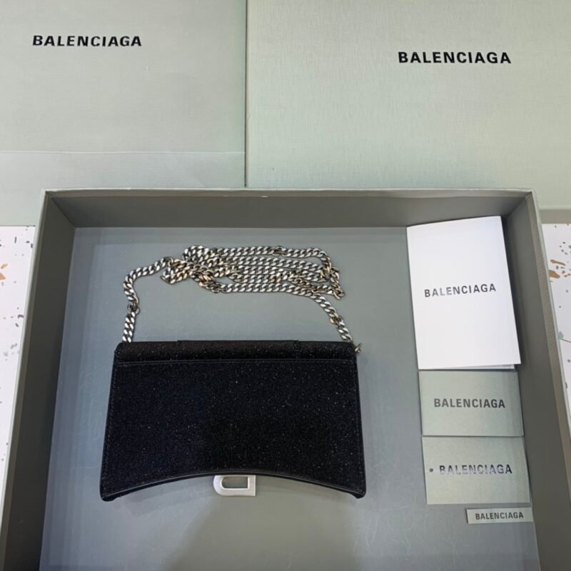 Balenciaga Hourglass Wallet On Chain-19*4*12CM