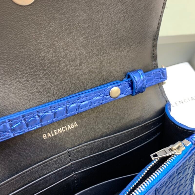 Balenciaga Hourglass Wallet On Chain-19*4*12CM