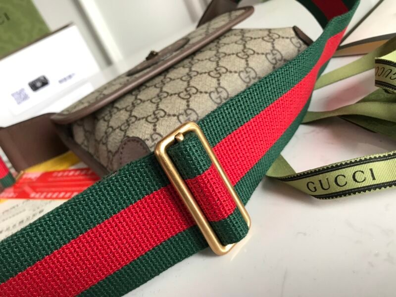 GUCCI Vintage GG Supreme Brossbody Bag-20X13X2.5CM