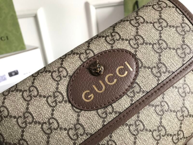 GUCCI Vintage GG Supreme Brossbody Bag-20X13X2.5CM