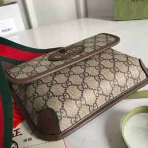 GUCCI Vintage GG Supreme Brossbody Bag-20X13X2.5CM