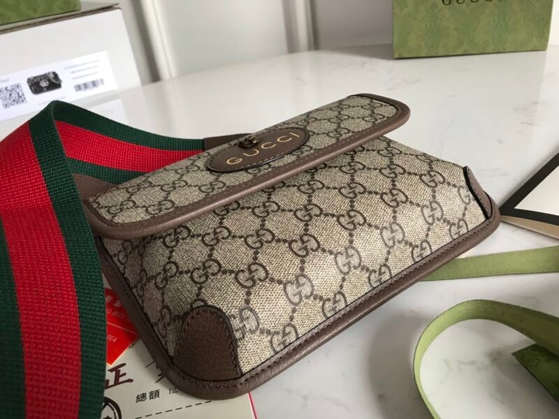 GUCCI Vintage GG Supreme Brossbody Bag-20X13X2.5CM