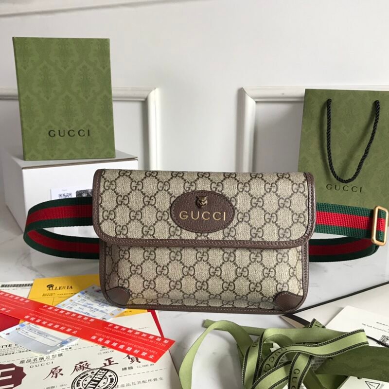 GUCCI Neo Vintage GG Supreme Belt Bag-24*16.5*4CM
