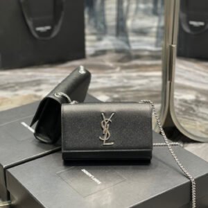 YSL Kate In Grain De Pouder Embossed Leather-20×13.5×5.5CM