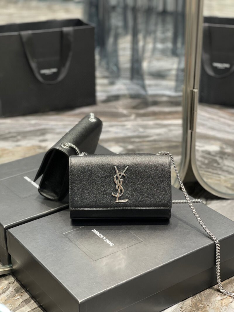 YSL Kate In Grain De Pouder Embossed Leather-20×13.5×5.5CM