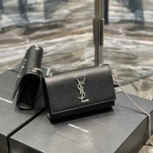 YSL Kate In Grain De Pouder Embossed Leather-20×13.5×5.5CM