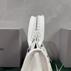 Balenciag Women’s Le City Bag in Optic White-38*24*14CM