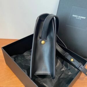 je-22432_3_.jpg YSL Kaia North/South Satchel In Vegeatble-16*18*6CM