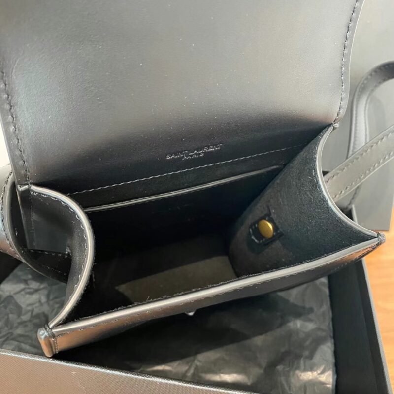 je-22432_8_.jpg YSL Kaia North/South Satchel In Vegeatble-16*18*6CM