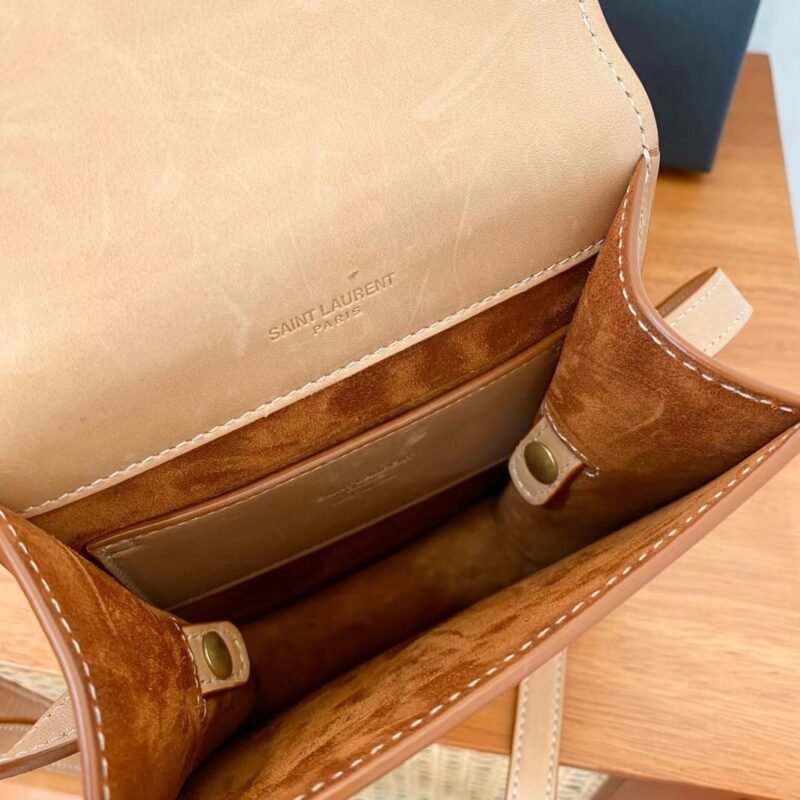 YSL Kaia North/South Satchel In Vegeatble-16*18*6CM