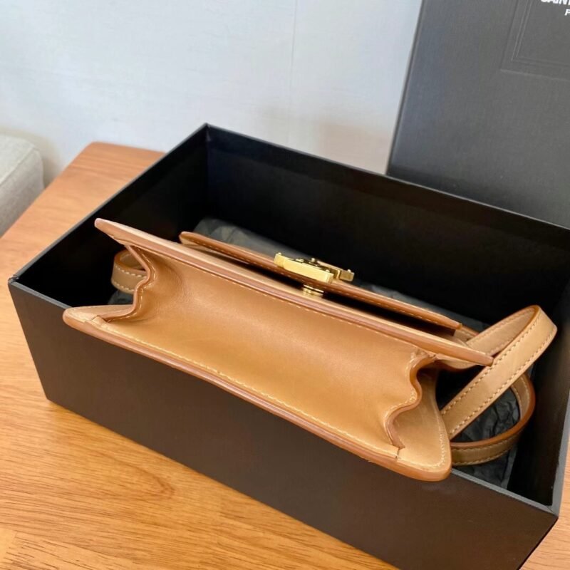 YSL Kaia North/South Satchel In Vegeatble-16*18*6CM