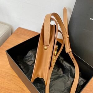 YSL Kaia North/South Satchel In Vegeatble-16*18*6CM